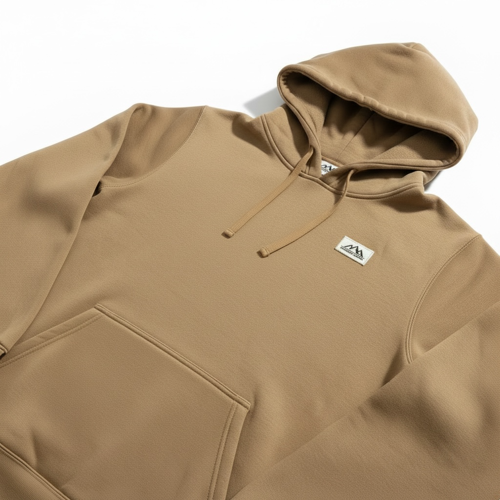 Alpine Waves Hoodie - Vintage Khaki