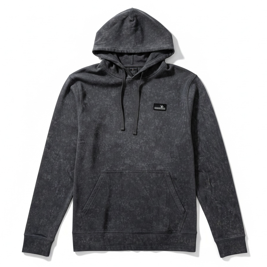 Beach Hoodie - Grey Mineral Wash
